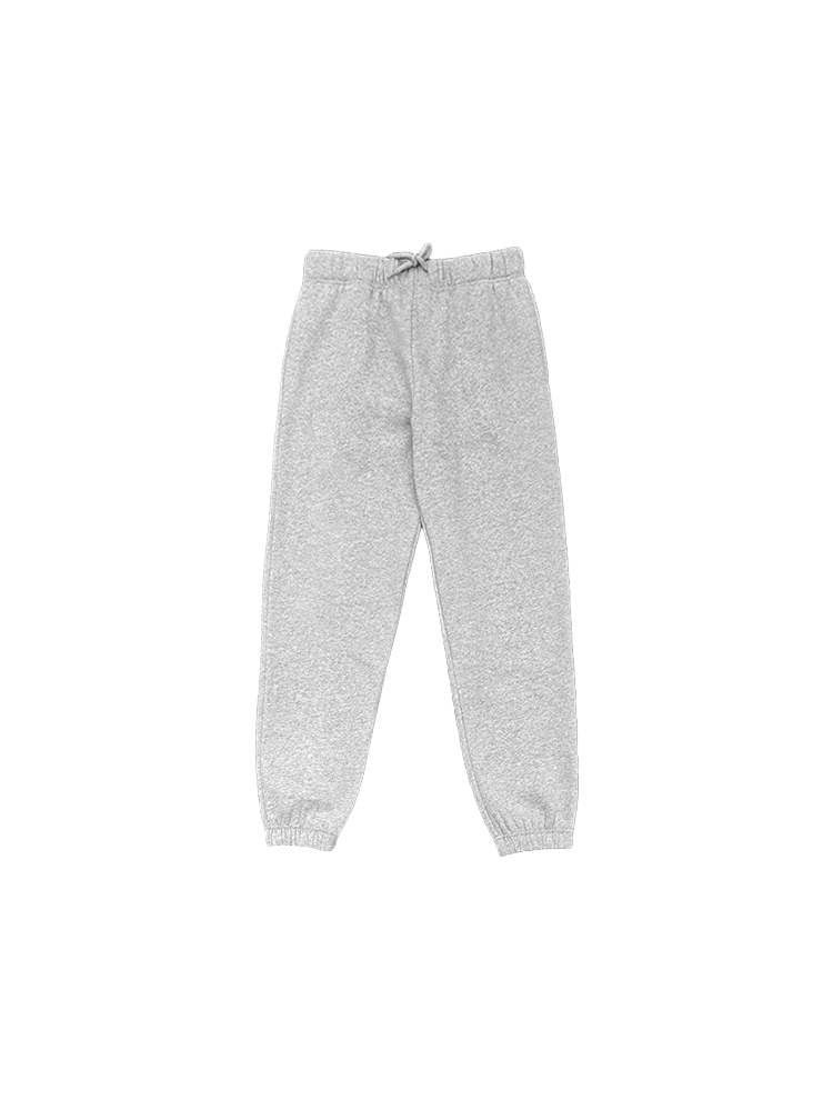 Calça de corrida reta de algodão quente felpudo 350GSM para uso diário e pesado na rua