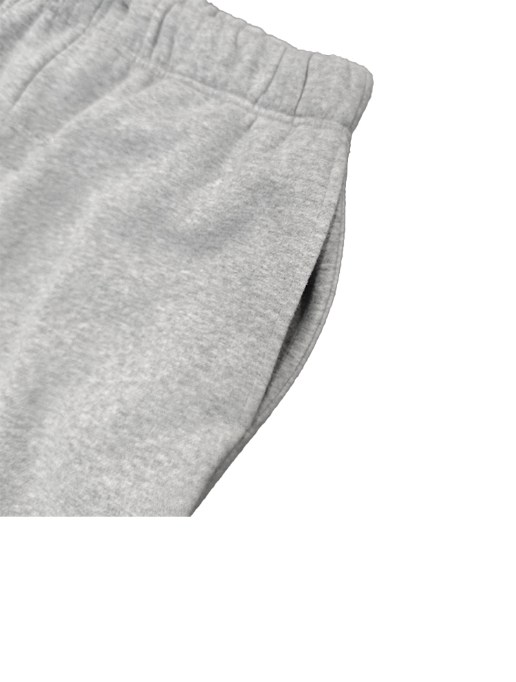 Calça de corrida reta de algodão quente felpudo 350GSM para uso diário e pesado na rua