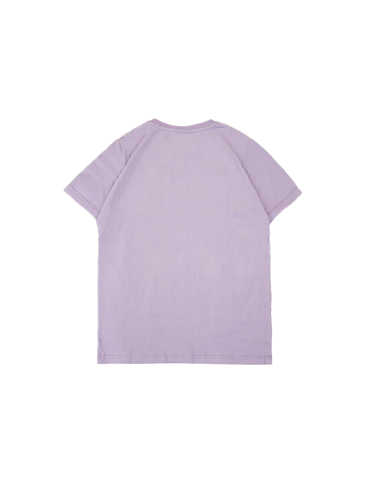 Camiseta com gola redonda e várias cores, camiseta pesada com logotipo personalizado