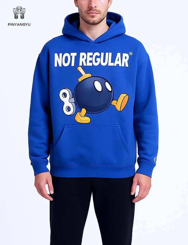 Moletom com capuz com serigrafia e design de logotipo colorido