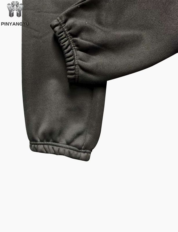 Calça de moletom masculina larga com logotipo personalizado de alta qualidade em algodão com perna reta