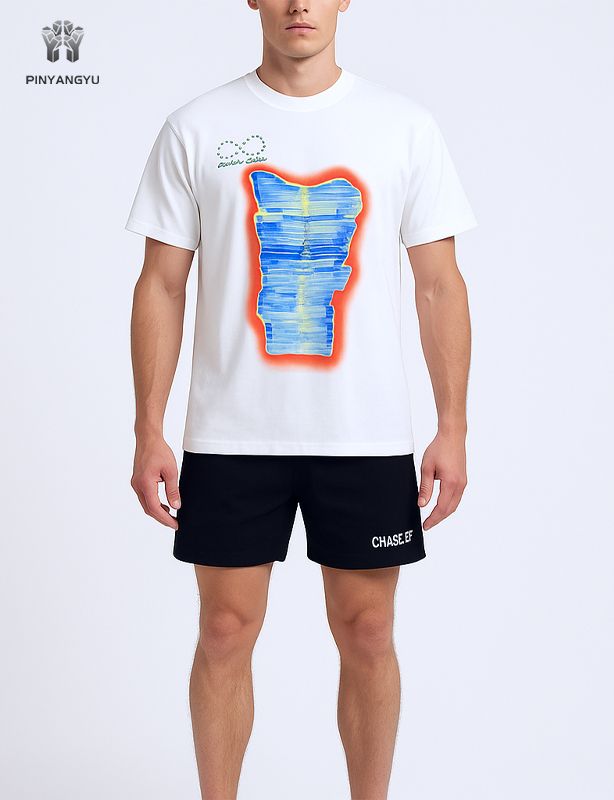 impressão DTG personalizada e design de bordado estilo oversize
