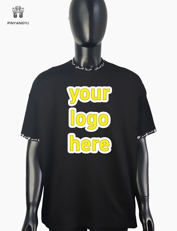 Fabricante de camisetas personalizadas com estampa gráfica Y2K, de alta qualidade, ajuste regular, gola redonda, camisetas masculinas estampadas
