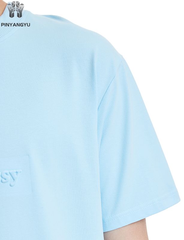 Camiseta multicolorida, solta e respirável, estilos masculinos e femininos podem ser personalizados