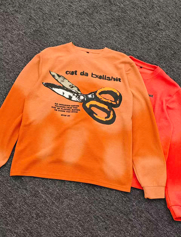 Fabricante personalizado chama bordado padr&atilde;o pul&ocirc;ver moletom pesado 500 gsm 100% algod&atilde;o org&acirc;nico oversized outono masculino