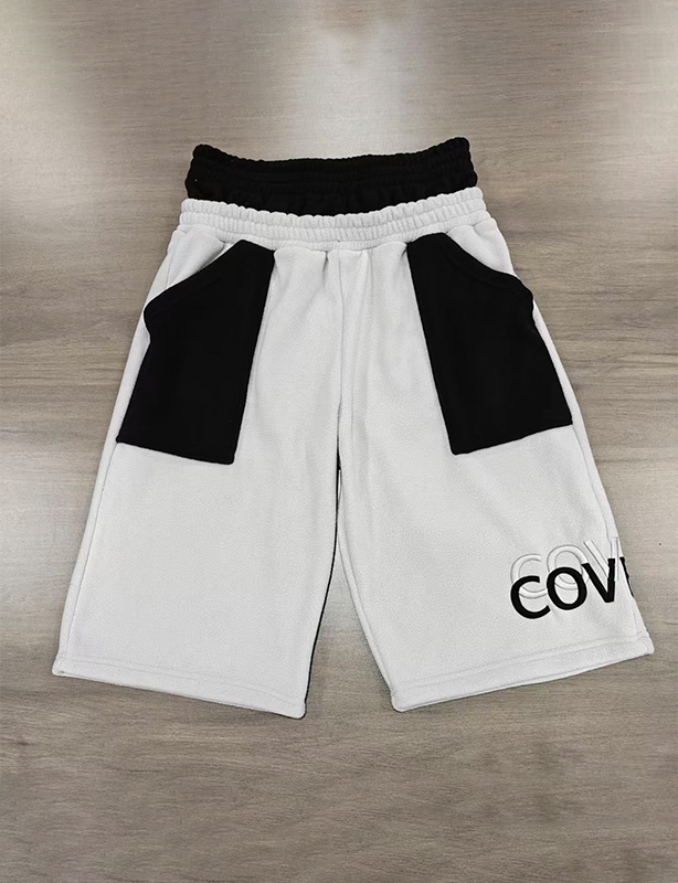 Shorts masculinos de cintura dupla OEM - Shorts casuais macios e confort&aacute;veis ​​para uso di&aacute;rio e ao ar livre