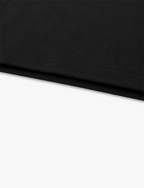 Moletons recortados personalizados com gola redonda &ndash; design moderno de bainha alta e manga comprida em algod&atilde;o puro premium, perfeito para camadas ou estilo streetwear independente