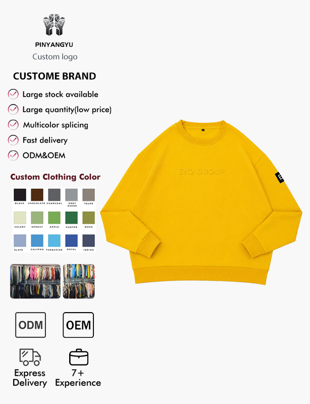 Moletons de gola redonda personalizados &ndash; mais de 40 cores &times; mais de 10 tecidos &ndash; combina&ccedil;&otilde;es personalizadas ilimitadas