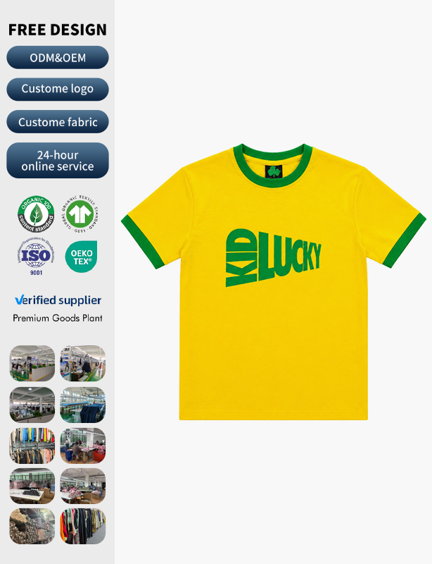Camisetas personalizadas com cores bloqueadas &ndash; algod&atilde;o, poli&eacute;ster ou misturas &ndash; impressas em tela ou bordadas do seu jeito